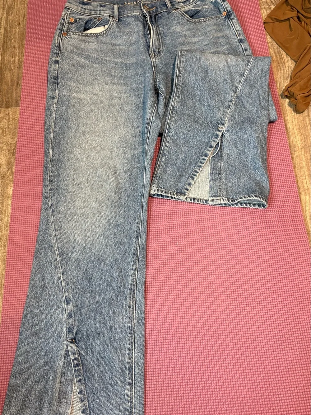 American Eagle Outfitters Light Blue Flare Jeans